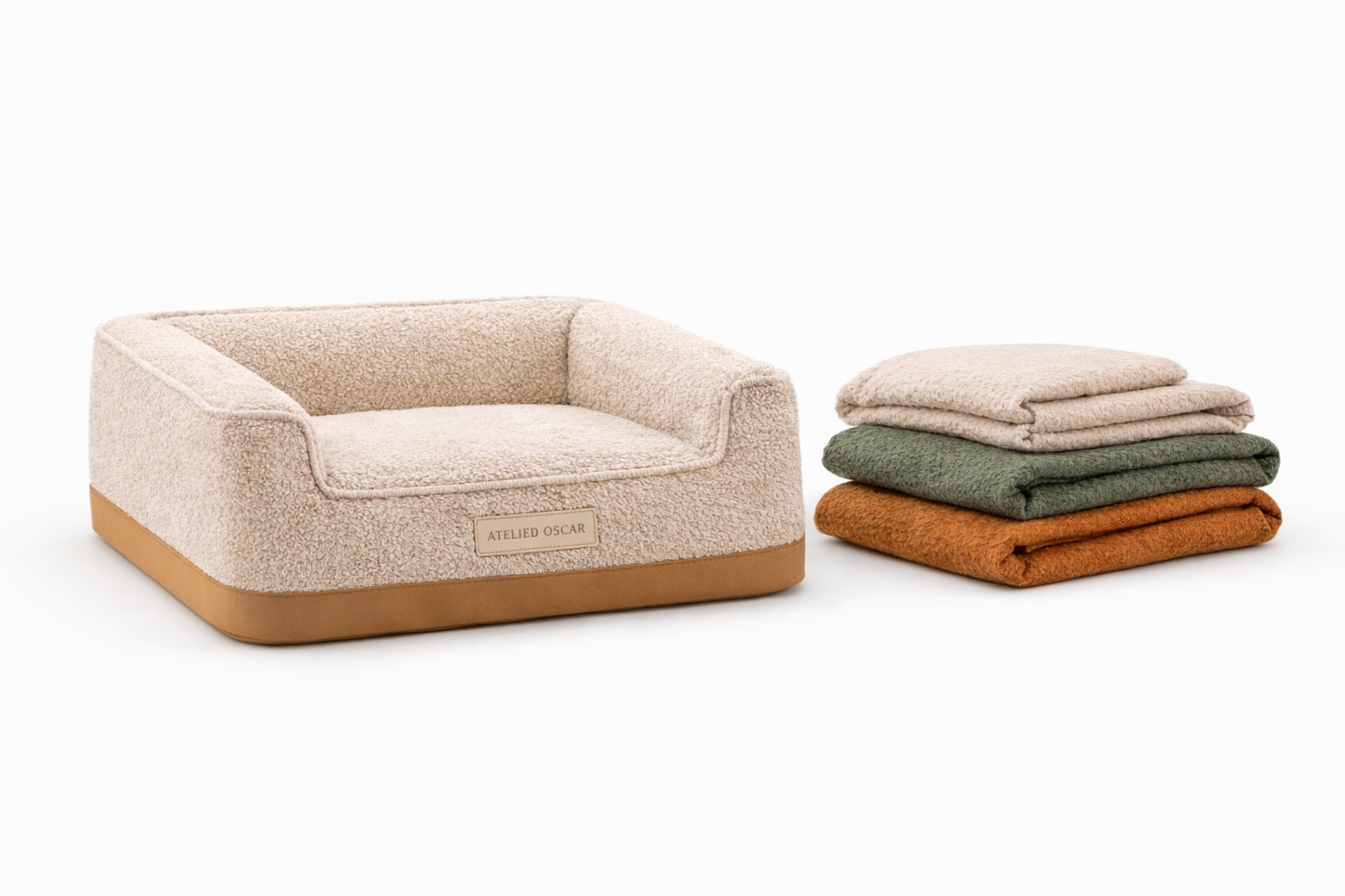 Le signature - Canapé orthopédique pour chien avec 2 housses incluses