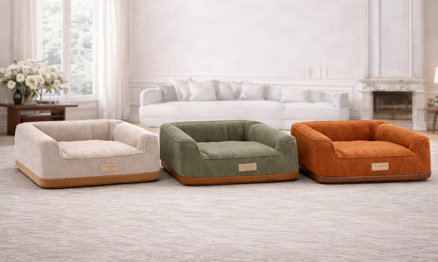 Le signature - Canapé orthopédique pour chien avec 2 housses incluses